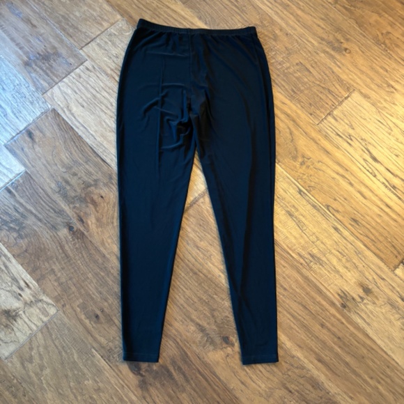 Joseph Ribkoff Black Leggings Elastic Waist Pull On Style Women's Size 8 - Picture 5 of 6